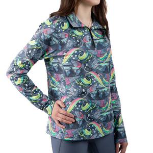 HaliBorealis Thermal 1/4 Zip Top