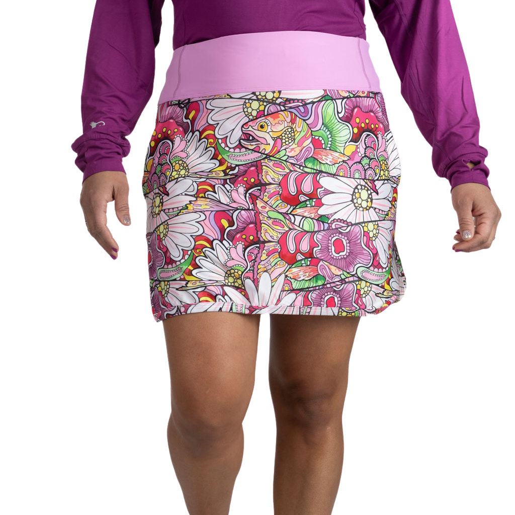 REDtro Salmon Skort