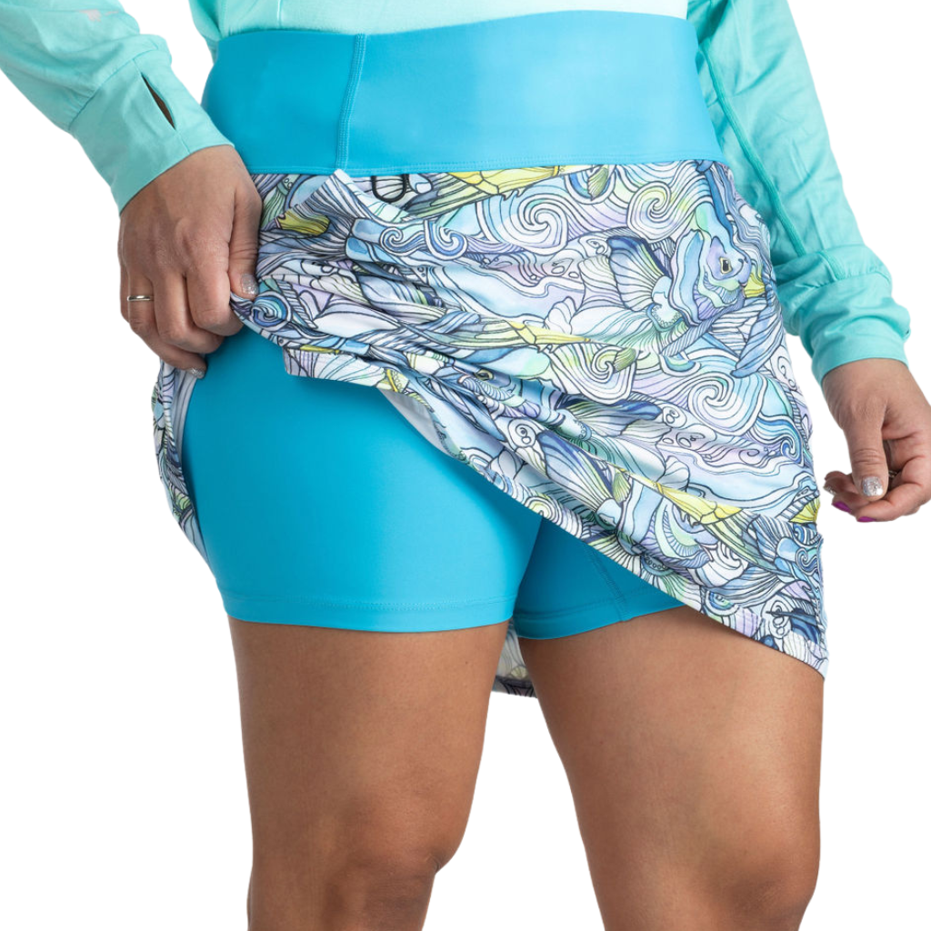 Permit Paradise Skort